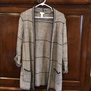 Chico’s black/white jacket/sweater